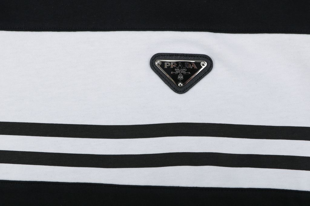 prada-inspired-striped-triangle-logo-shirt