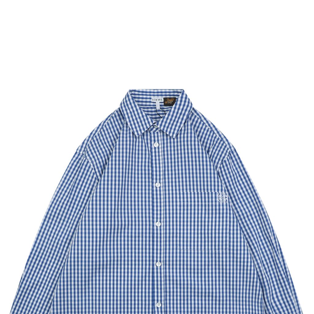 loewe-custom-cotton-check-embroidered-long-sleeve-shirt
