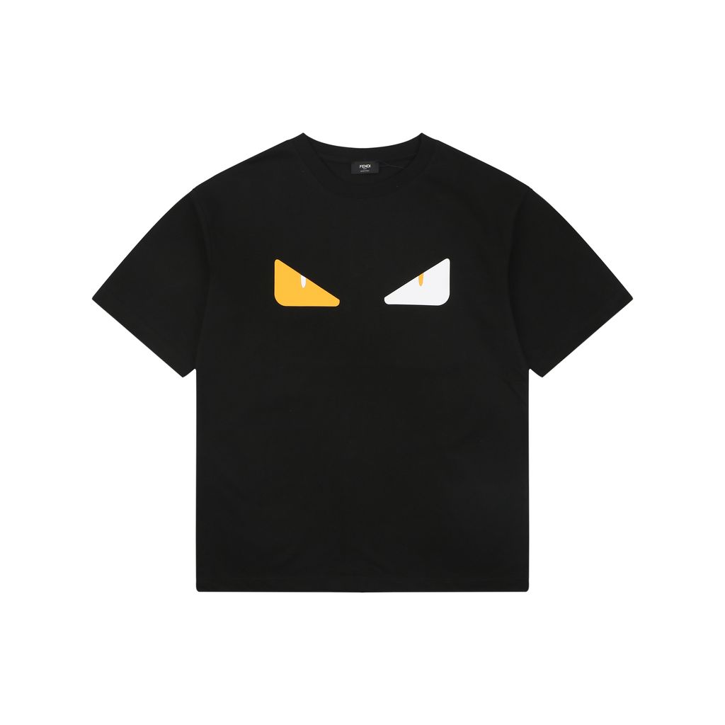 fendi-yellow-white-monster-eyes-rubber-print-t-shirt