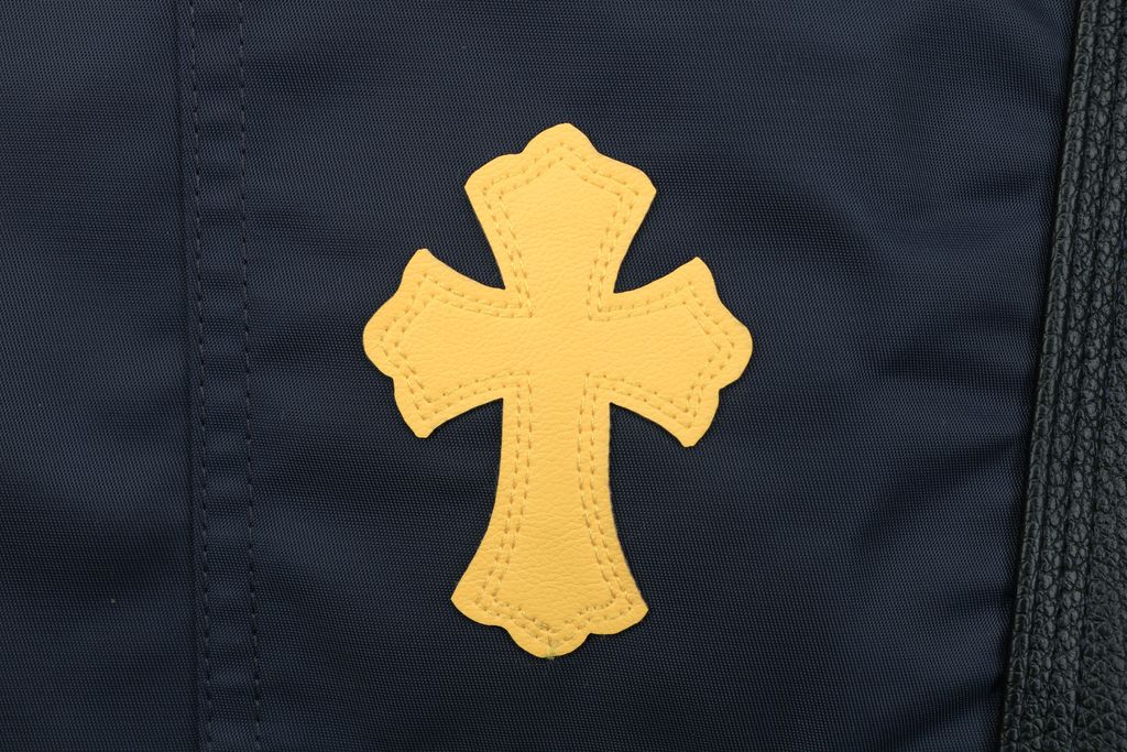 chrome-hearts-inspired-cowhide-panel-cross-embroidery-shorts