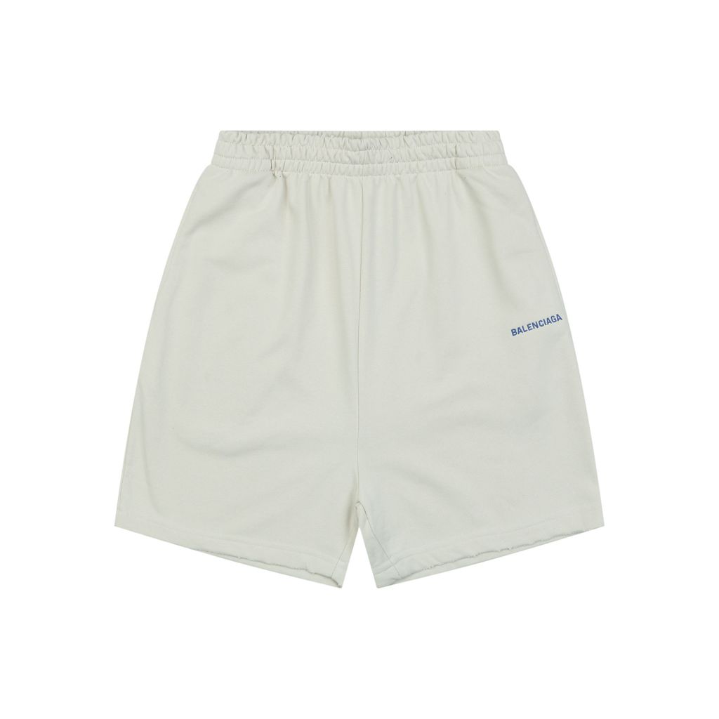 balenciaga-small-paris-letter-embroidered-shorts