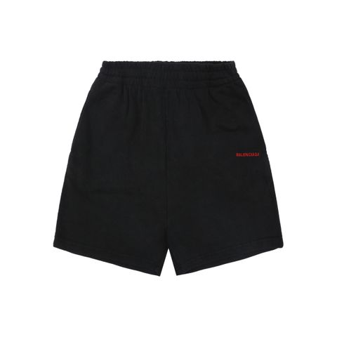balenciaga-small-paris-letter-embroidered-shorts