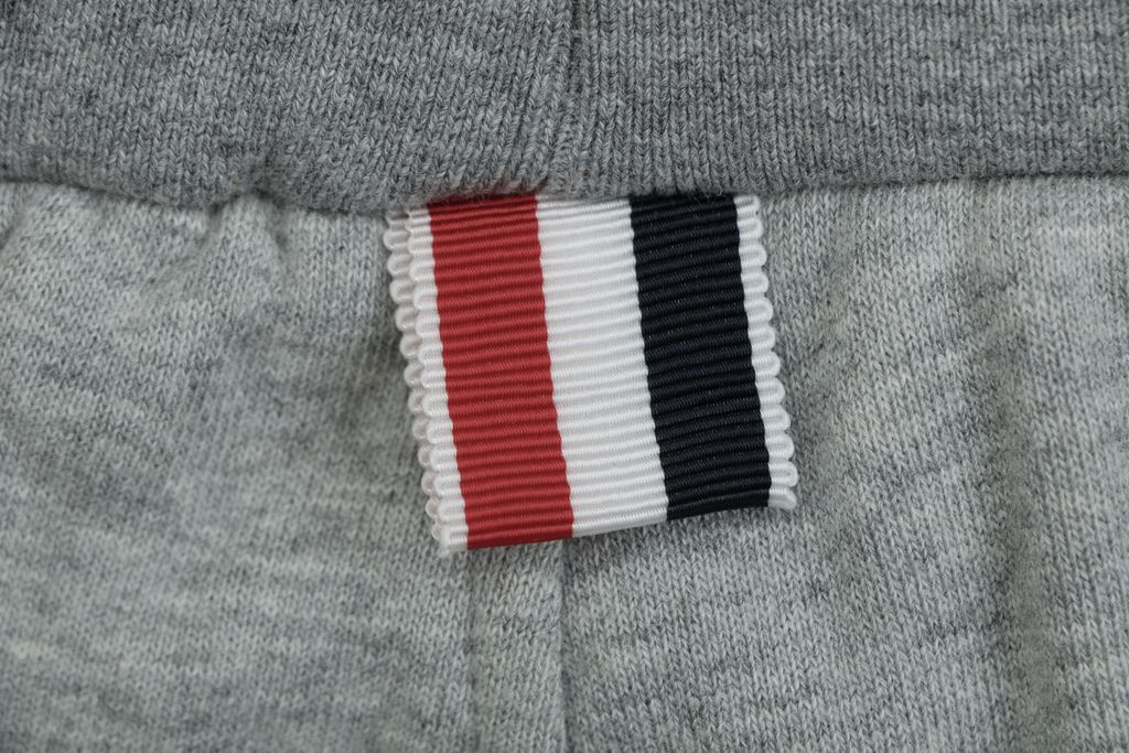 thom-browne-inspired-grey-tricolour-ribbon-sweat-shorts