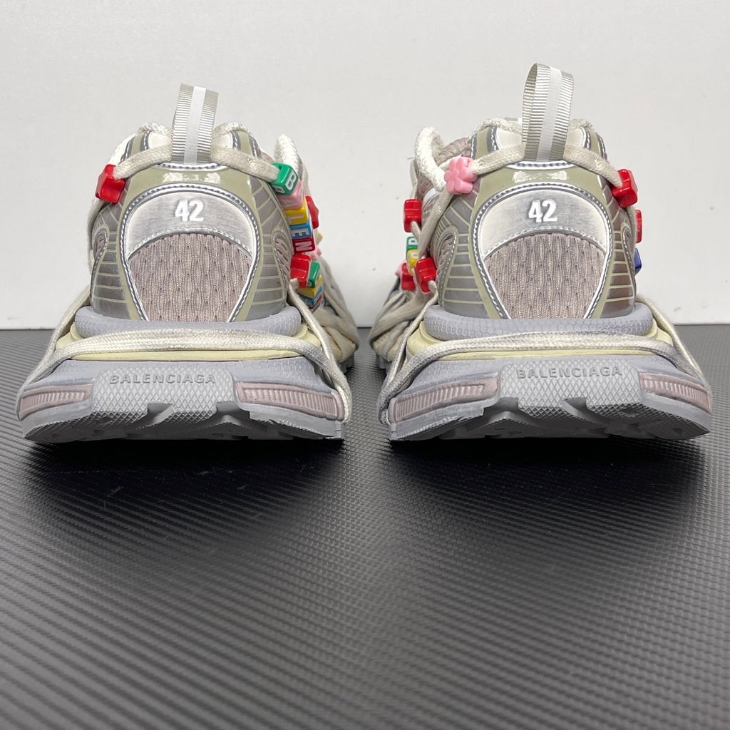 Balenciaga 3XL Extreme Lace Sneaker - Eggshell / Multicolor