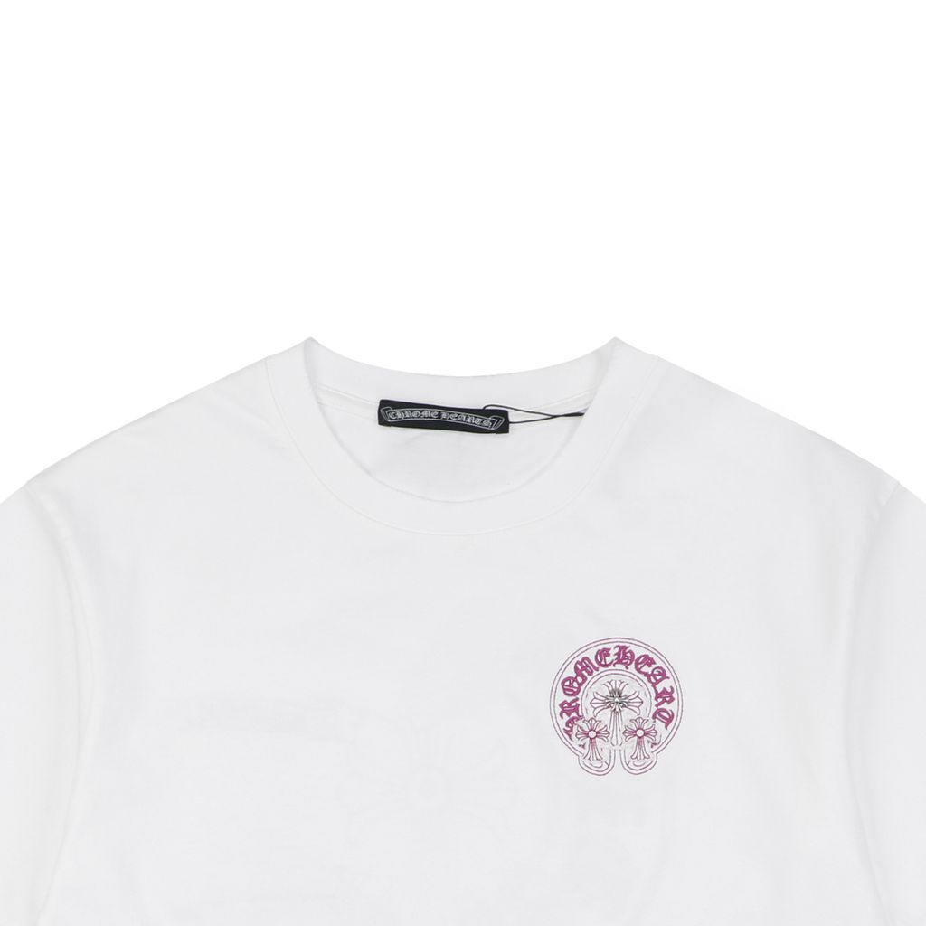 Chrome Hearts 230g cotton embroidered loose fit tee