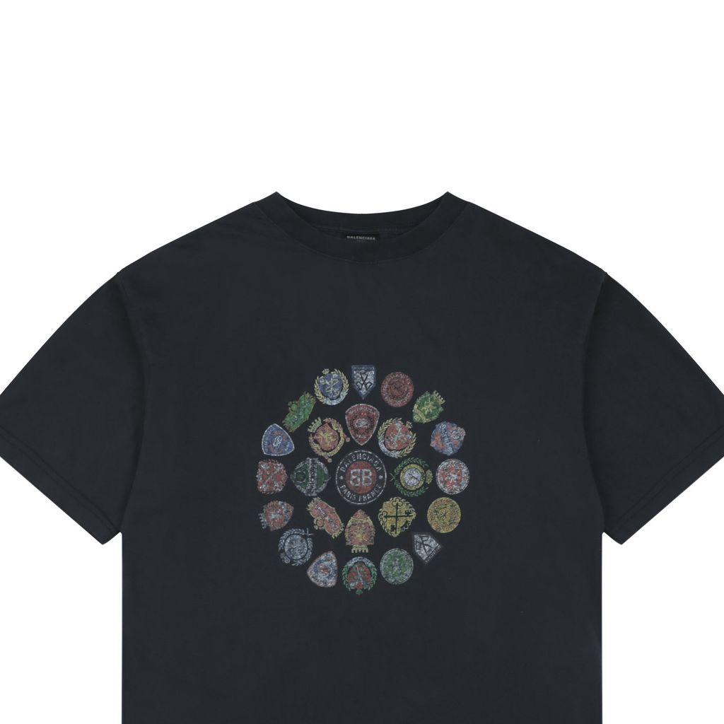 Balenciaga 210g cotton graphic tee