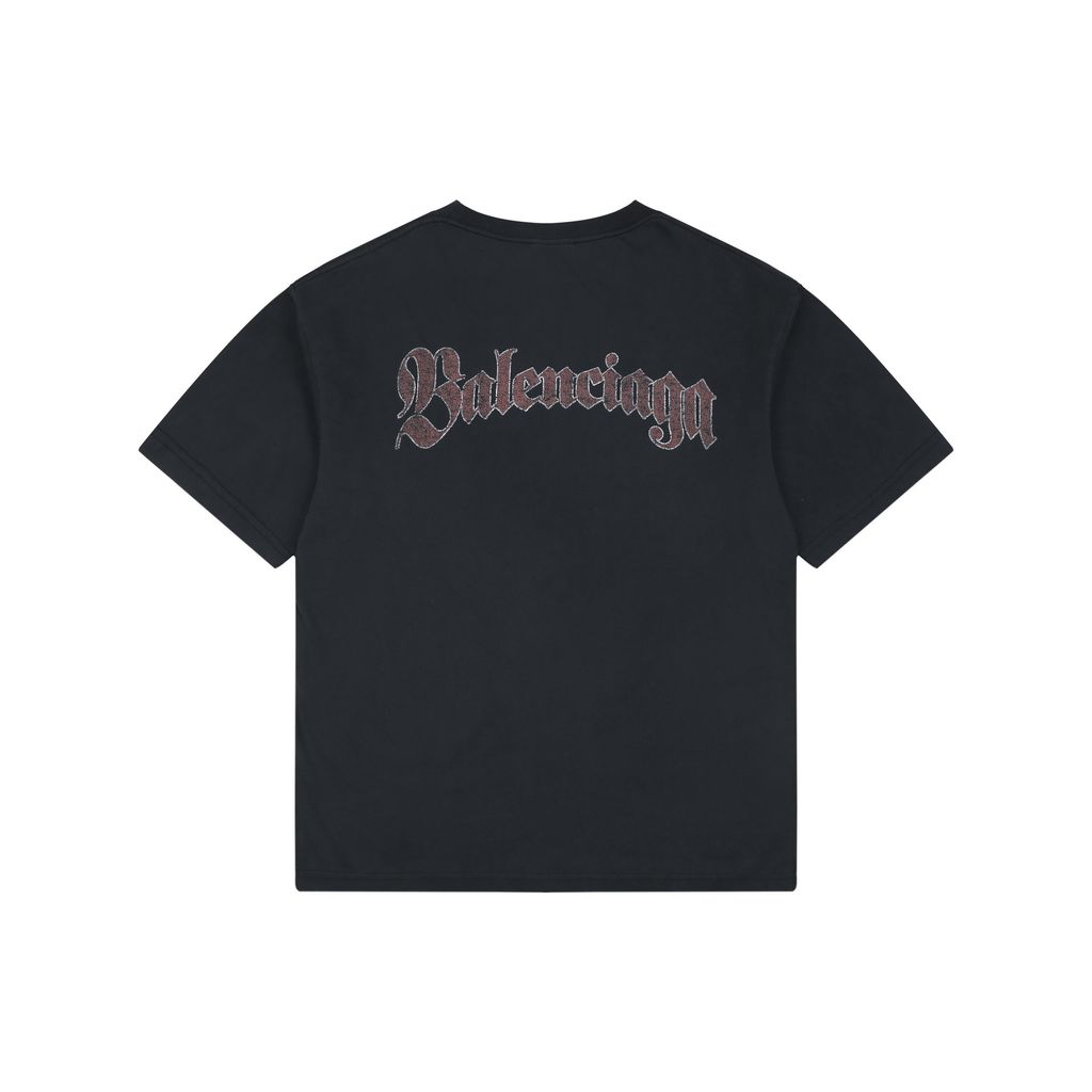 Balenciaga vintage badge print T-shirt