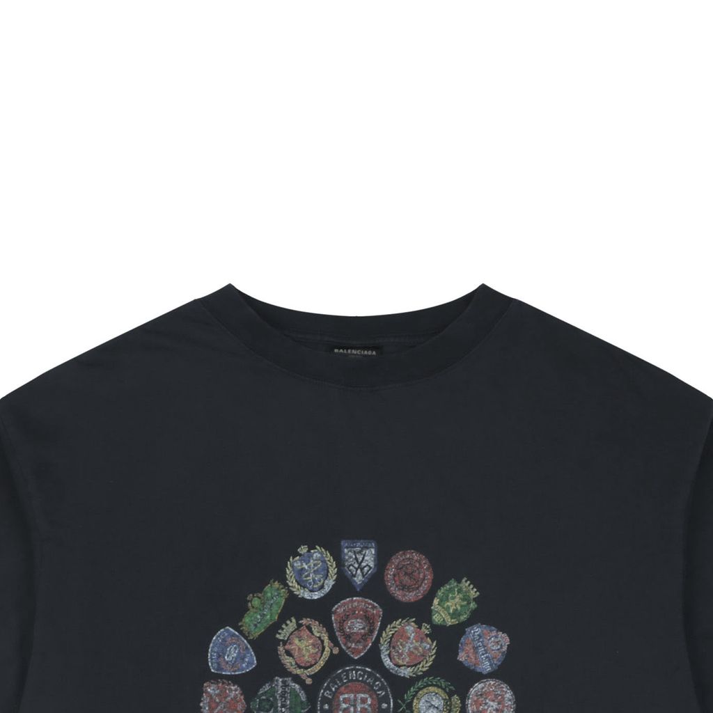Balenciaga 210g cotton graphic tee