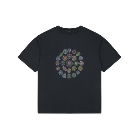 Balenciaga vintage badge print T-shirt
