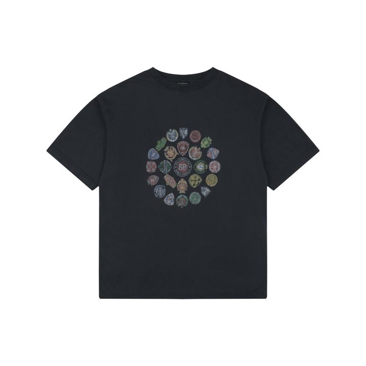 Balenciaga vintage badge print T-shirt