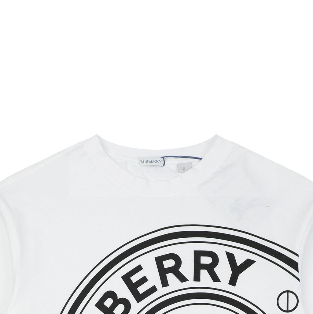 Burberry black loose fit graphic tee