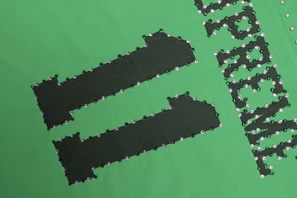 Supreme No. 11 green graphic tee
