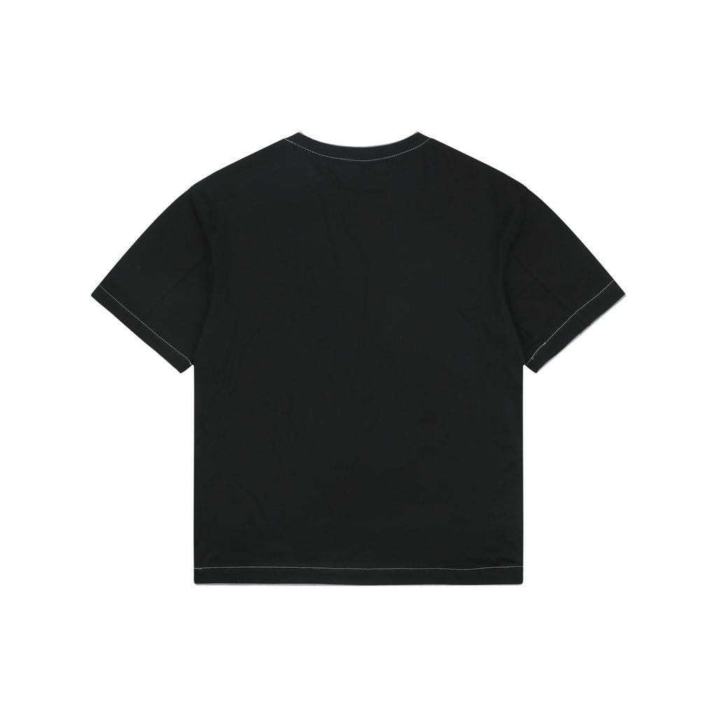 Brunello Cucinelli Contrast Trim V-Neck T-Shirt