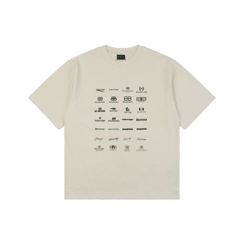 Balenciaga Paris multi-logo print T-shirt