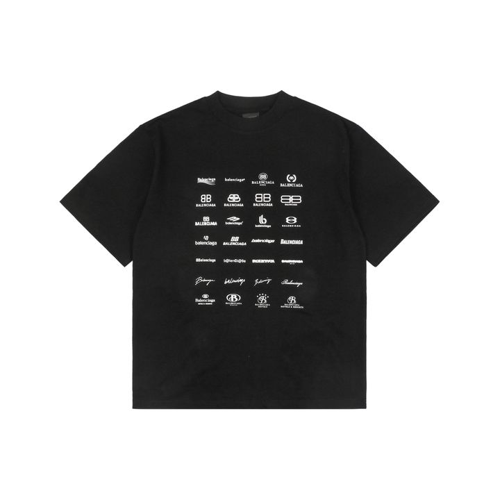 Balenciaga Paris multi-logo print T-shirt