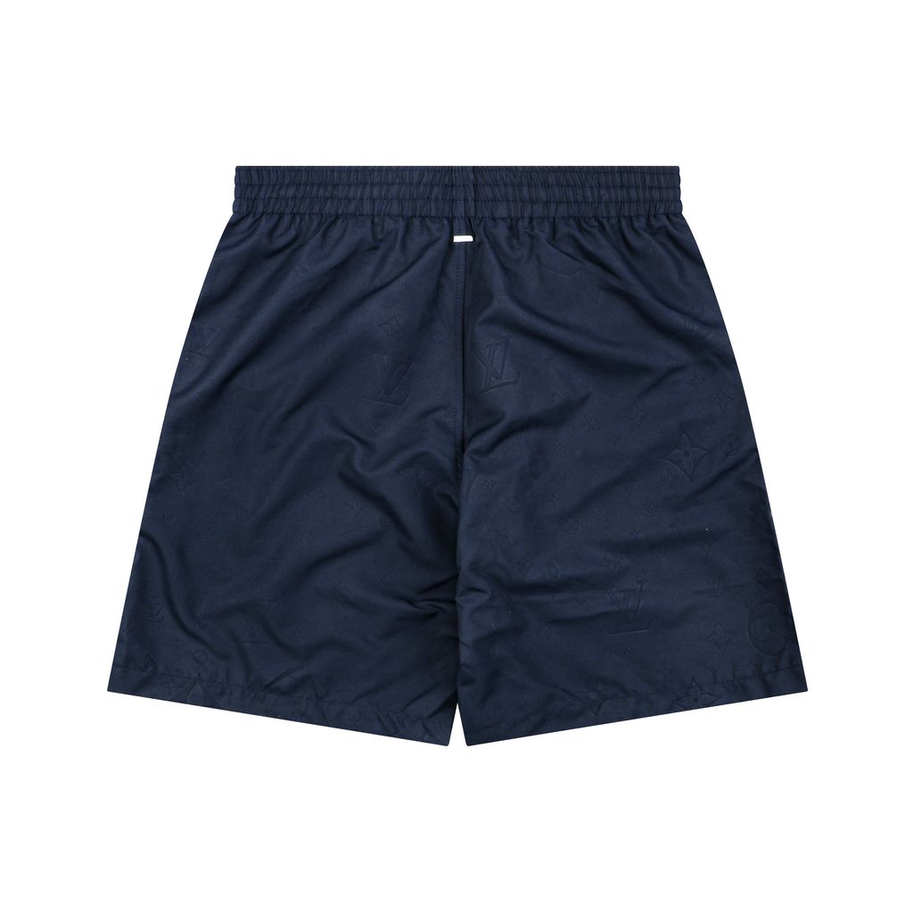 Louis Vuitton Tonal Triple-Flower Monogram Embossed Shorts