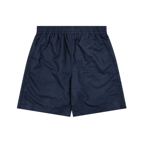 Louis Vuitton Tonal Triple-Flower Monogram Embossed Shorts