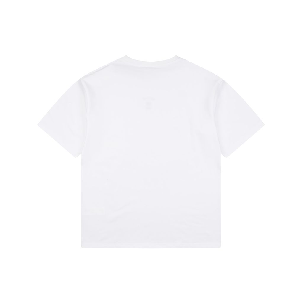 Celine Triomphe Paris Embroidered Cotton T-Shirt