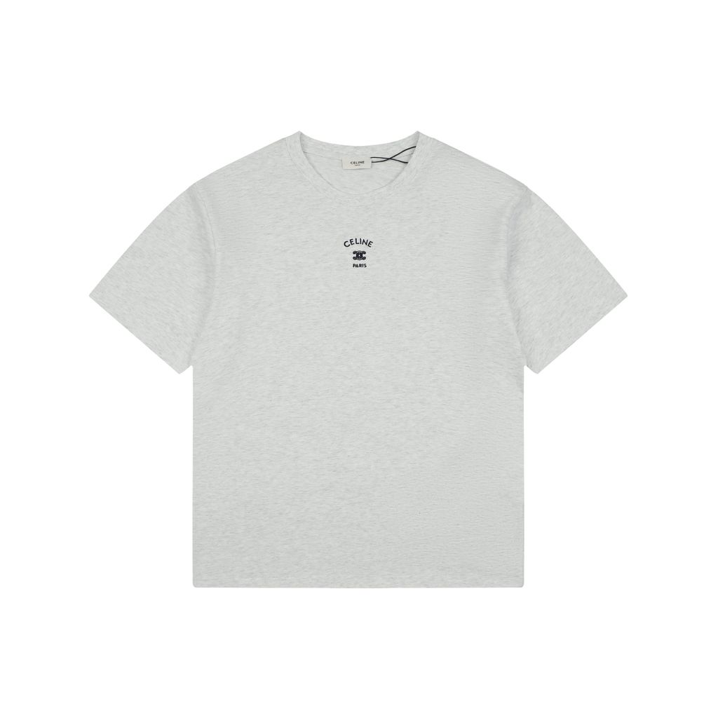 Celine Triomphe Paris embroidered T-shirt