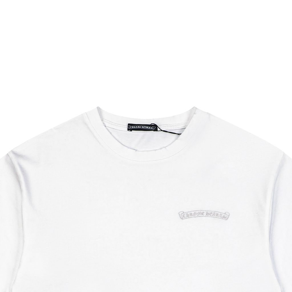 Chrome Hearts appliqué embroidery cotton tee