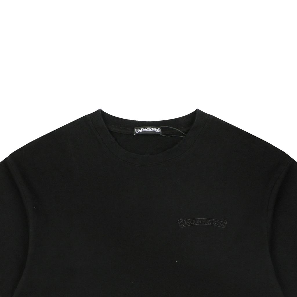 Chrome Hearts appliqué embroidery cotton tee