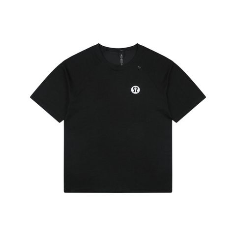 Lululemon large logo quick-dry T-shirt