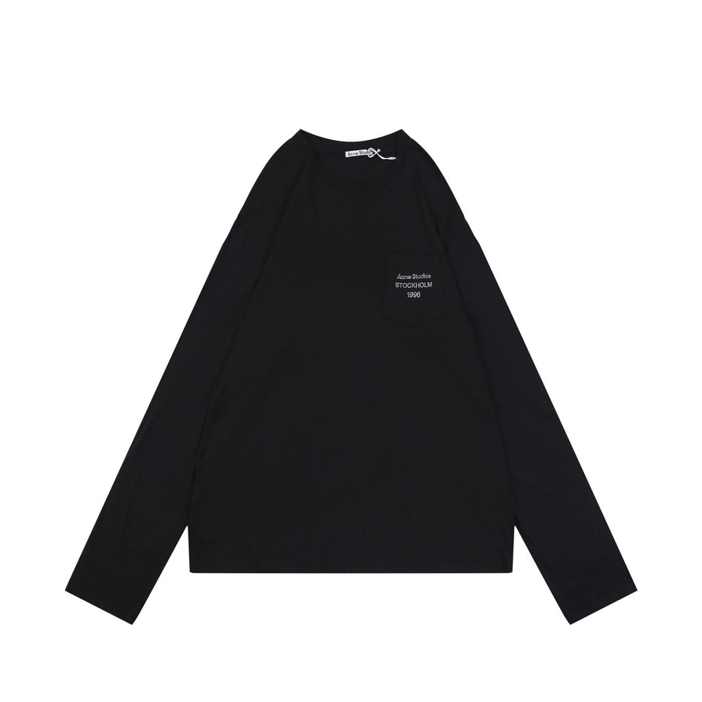 Acne Studios pocket logo long sleeve T-shirt