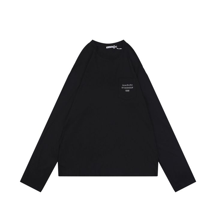 Acne Studios pocket logo long sleeve T-shirt