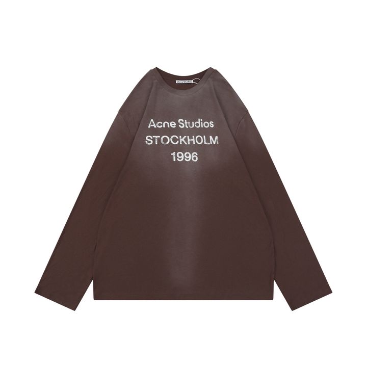 Acne Studios cocoa brown 1996 long sleeve