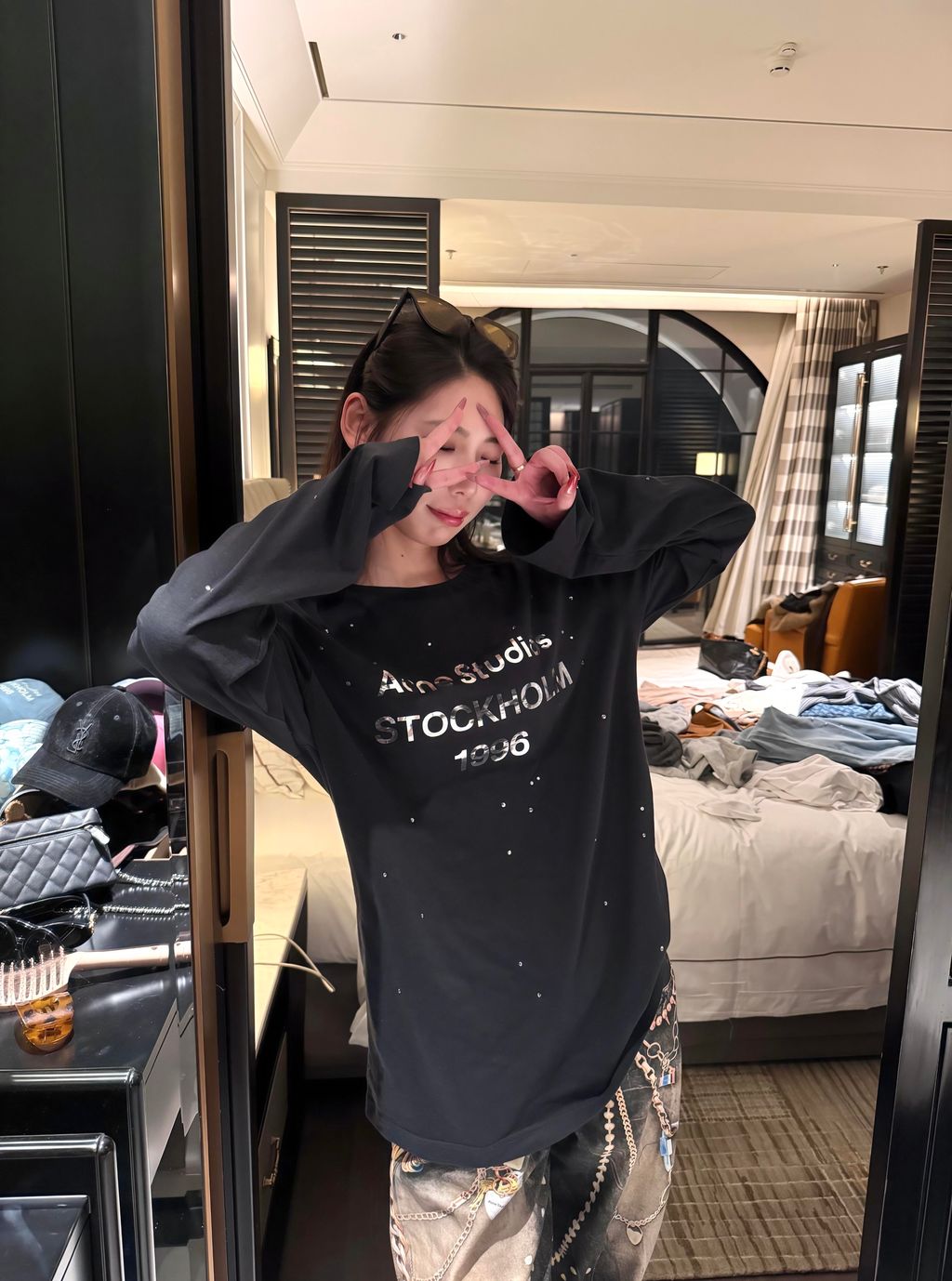 Acne Studios embellished loose long sleeve