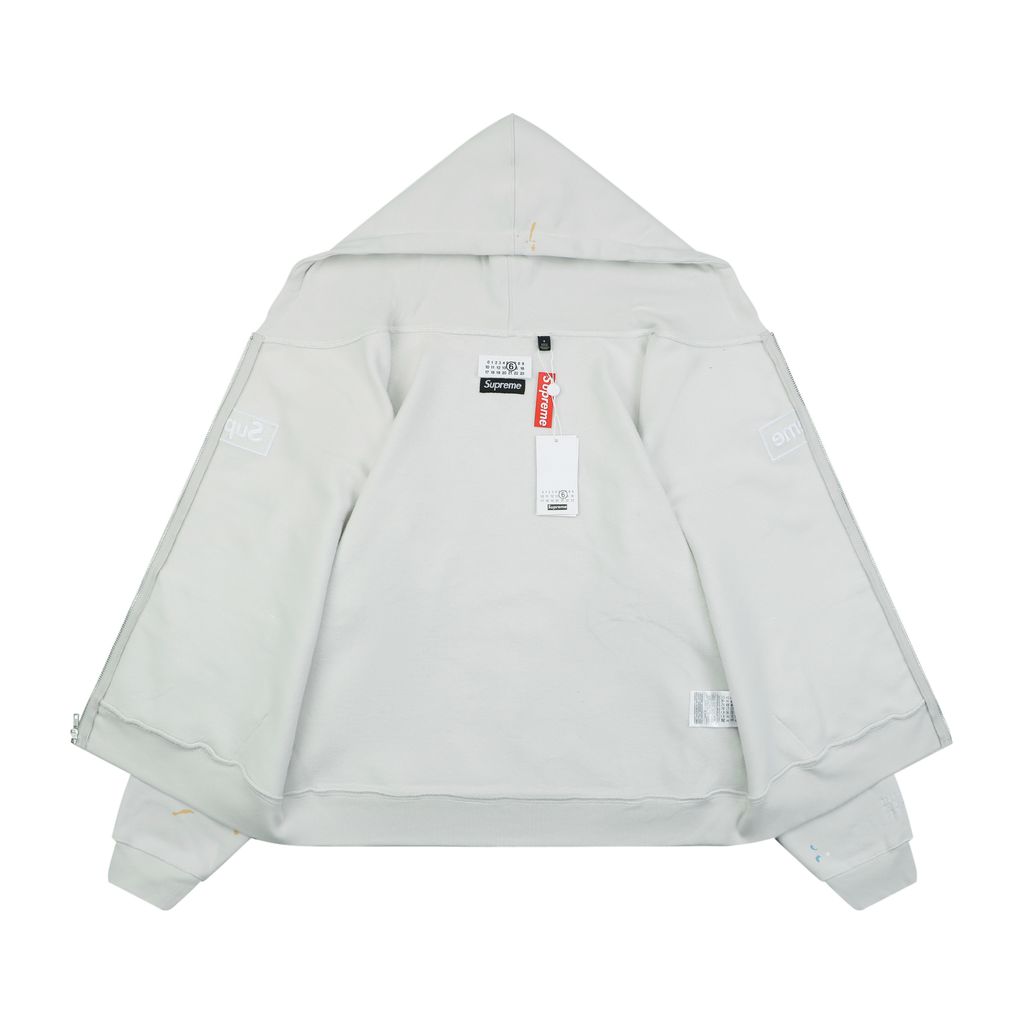 Grey white 480g Box Logo jacket