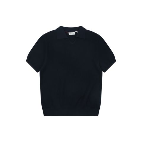 Brunello Cucinelli seagull collar polo