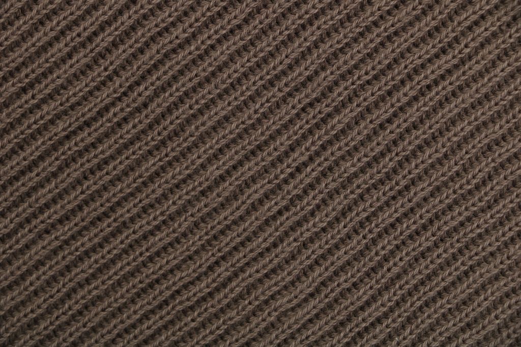 Fine ribbed cotton open-neck polo