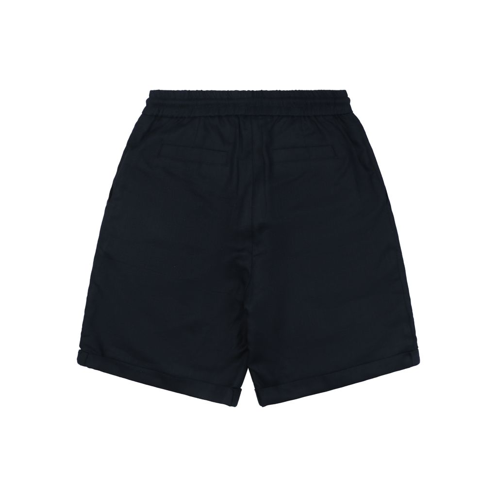 Brunello Cucinelli navy linen shorts