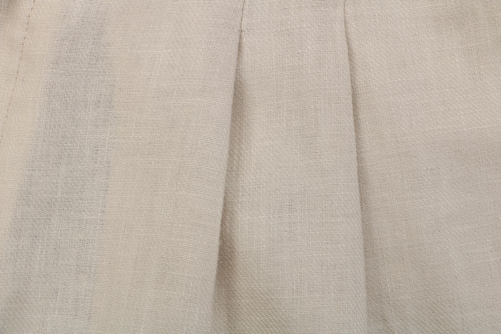 White grey tailored drawstring shorts