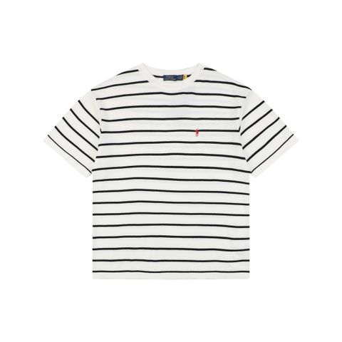 Ralph Lauren white striped knit T-shirt
