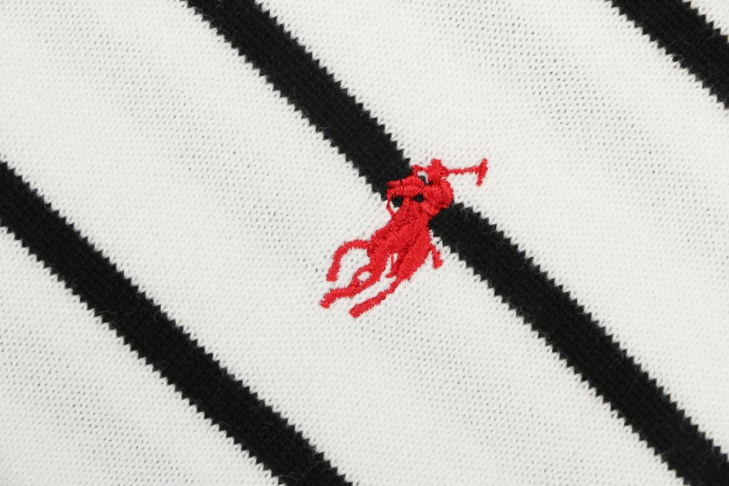 Pony logo cotton jacquard short sleeve