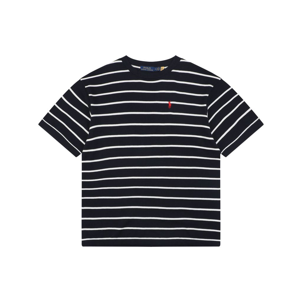 Ralph Lauren navy striped knit T-shirt