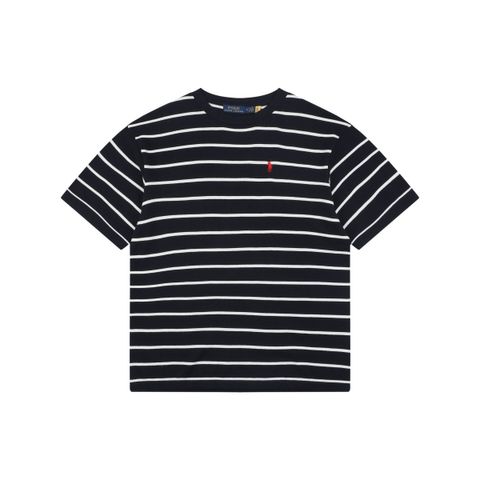 Ralph Lauren navy striped knit T-shirt