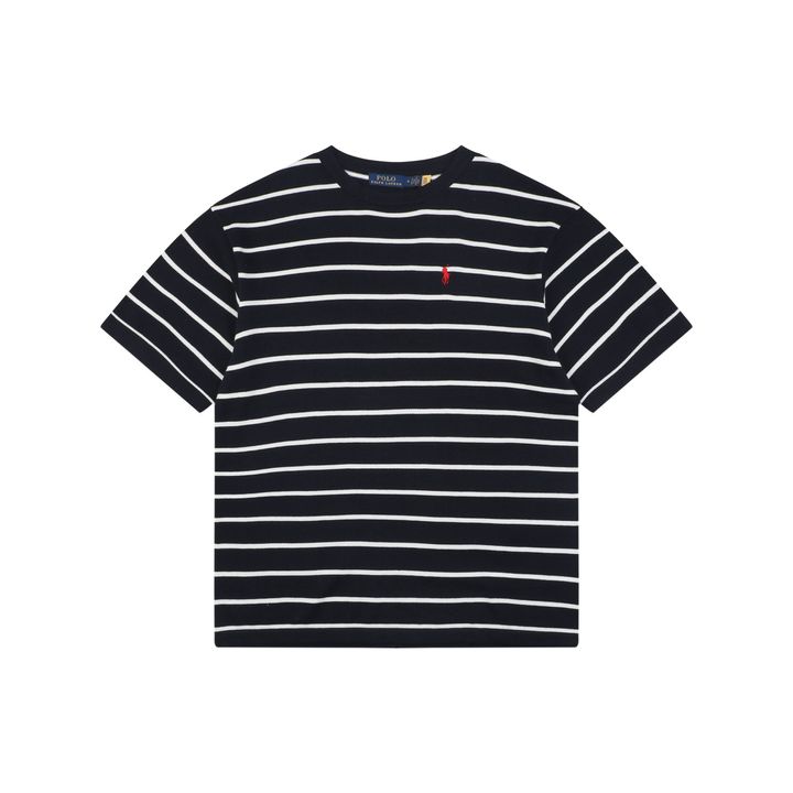 Ralph Lauren navy striped knit T-shirt