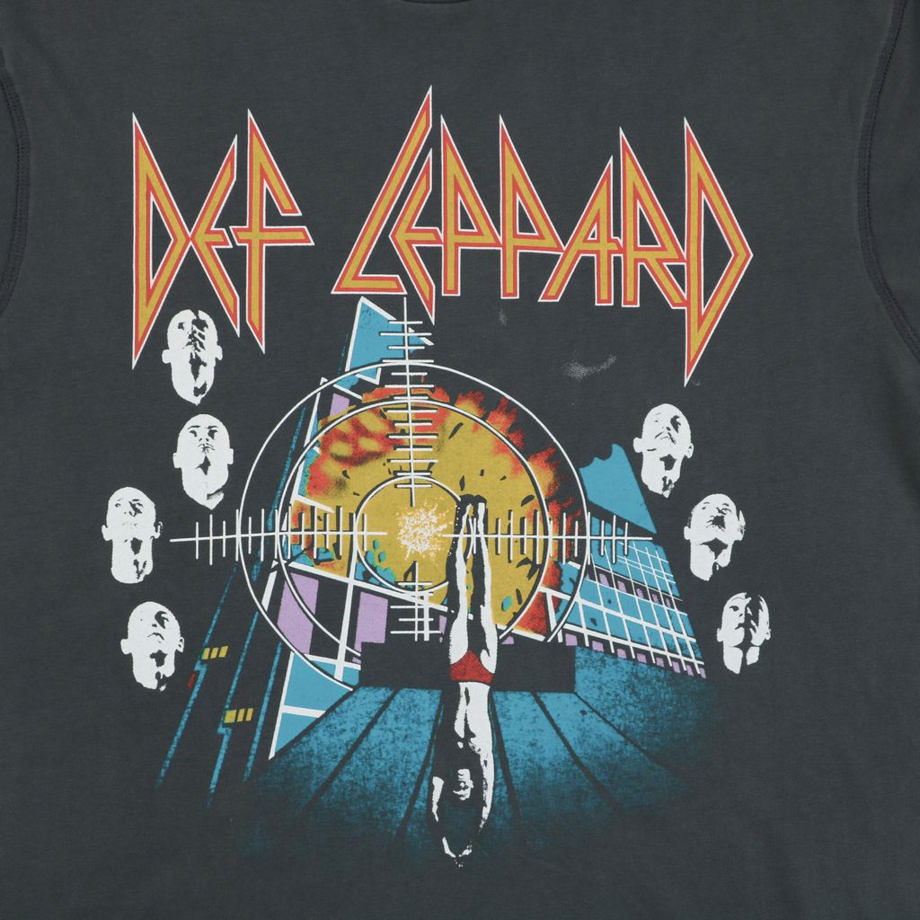 Water-based printed American rock T-shirt