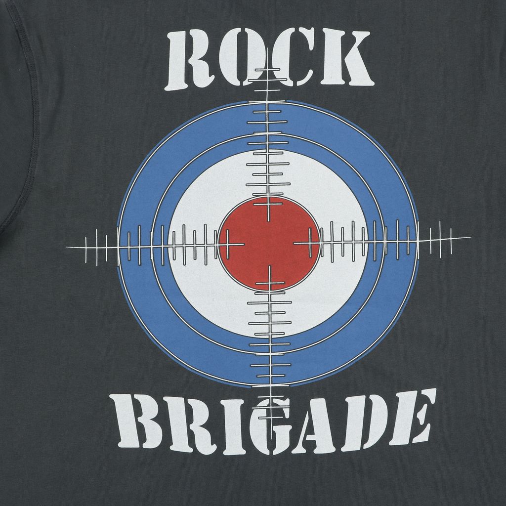 Water-based printed American rock T-shirt