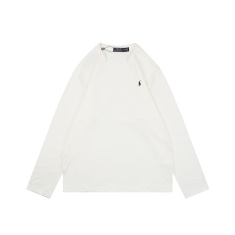 Ralph Lauren white black long sleeve T-shirt