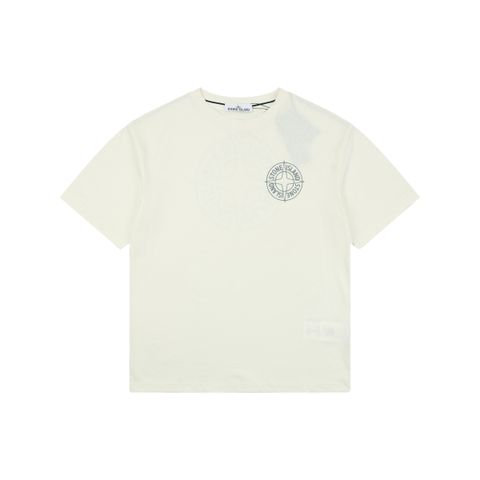 Stone Island circular compass graphic T-shirt