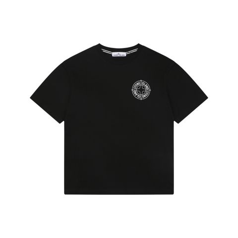 Stone Island circular compass graphic T-shirt