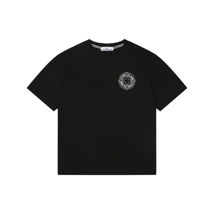 Stone Island circular compass graphic T-shirt