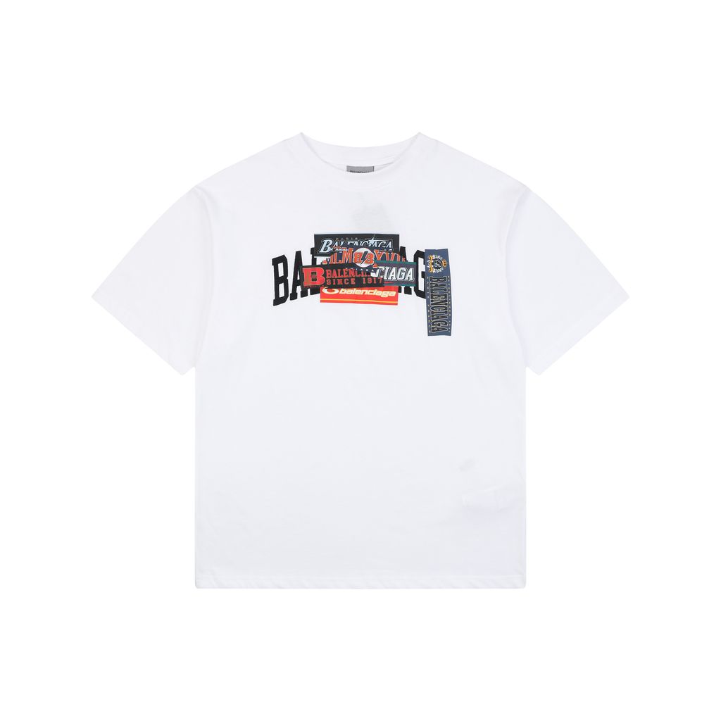 Balenciaga layered tape graphic T-shirt