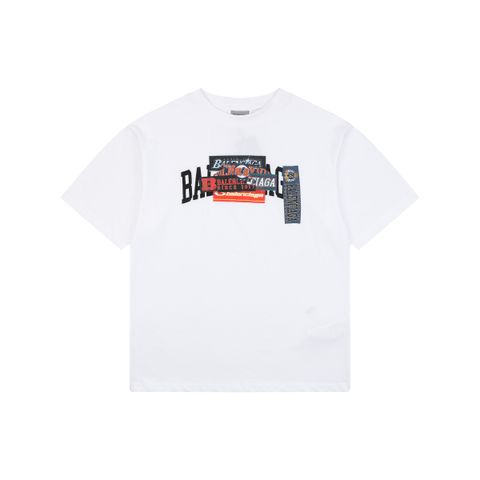 Balenciaga layered tape graphic T-shirt