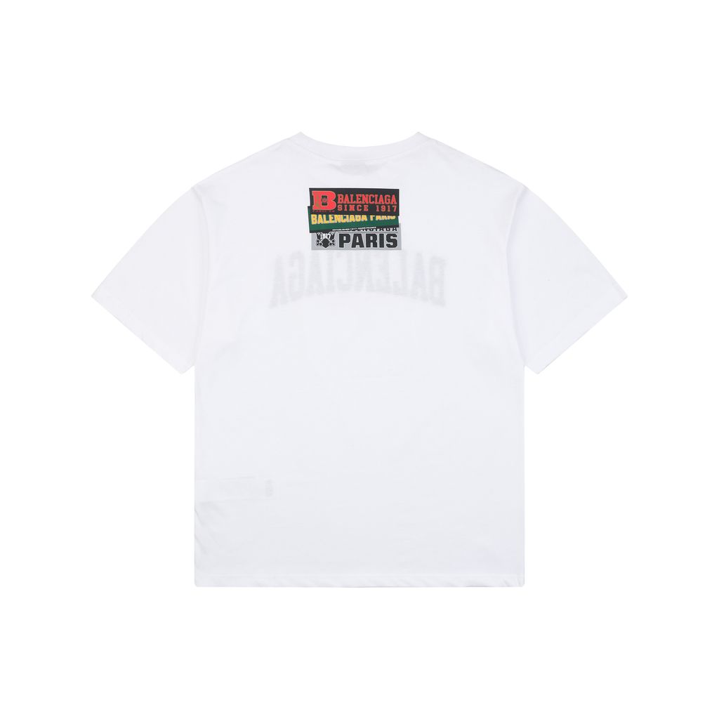 Balenciaga layered tape graphic T-shirt