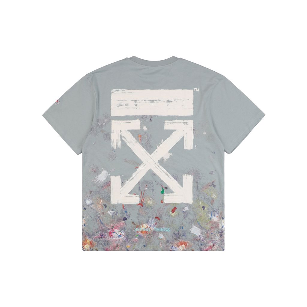 Off-White firework splatter arrow T-shirt